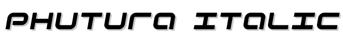 Phutura Italic font